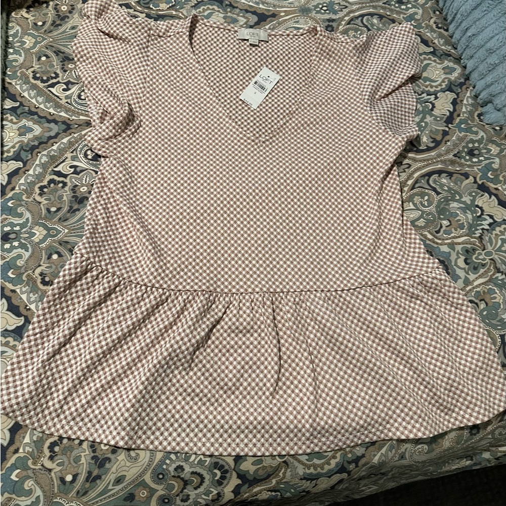Loft peplum top